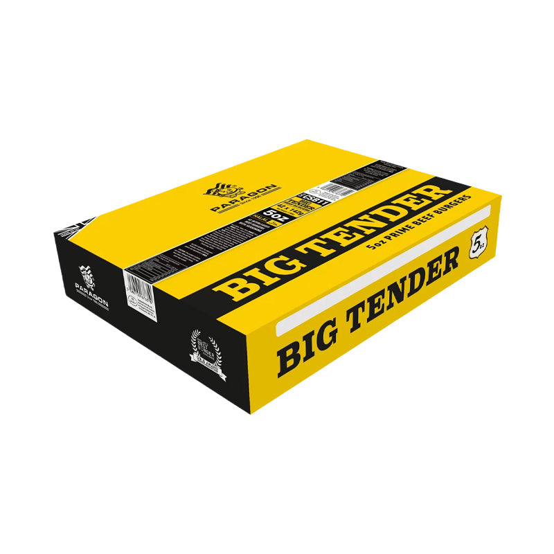 Paragon big tender halal beef burger (5oz) 42x142g
