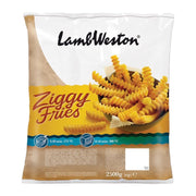 Lamb weston ziggy chips 9x9   4 x 2.5kg
