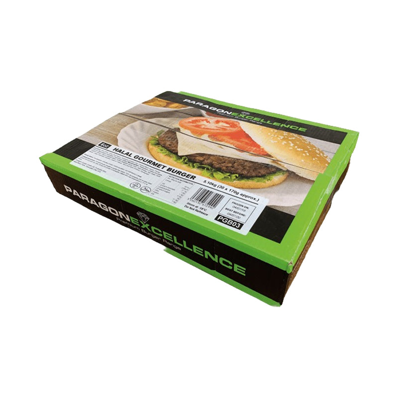 Paragon Handmade Style Gourmet Halal Burger (6oz)-