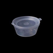 Hinged mypak 2oz clear plastuc cups & lids 1 x1000