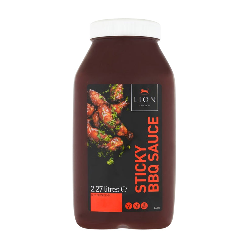 Lions sticky bbq sauce 2 x 2.27l