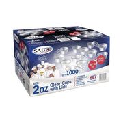 SATCO 2OZ CUPS N LIDS