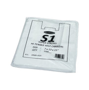 S1 vest carrier plastic bags 10 x 90