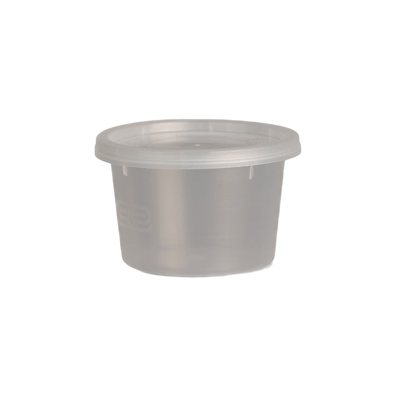 Ep 1oz hinged cups & lids x 1000
