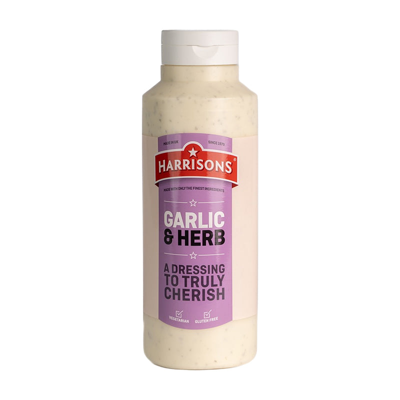HARRISONS GARLIC & HERB SAUCE X 1L X 6