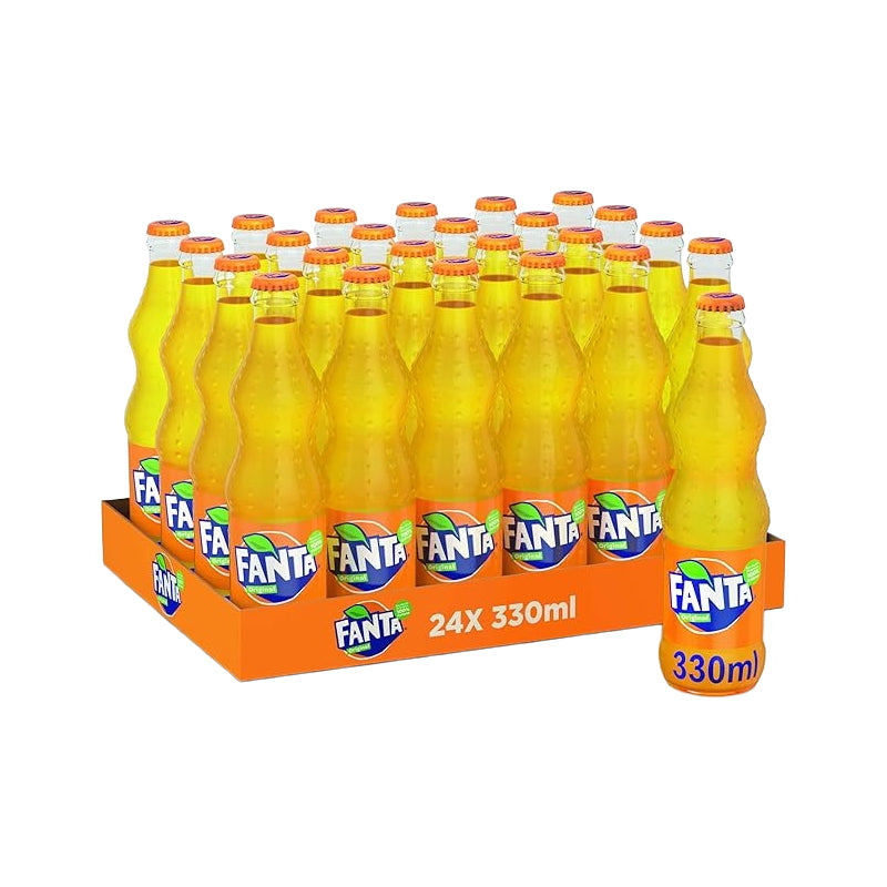 GLASS FANTA ORANGE 330ML X 24