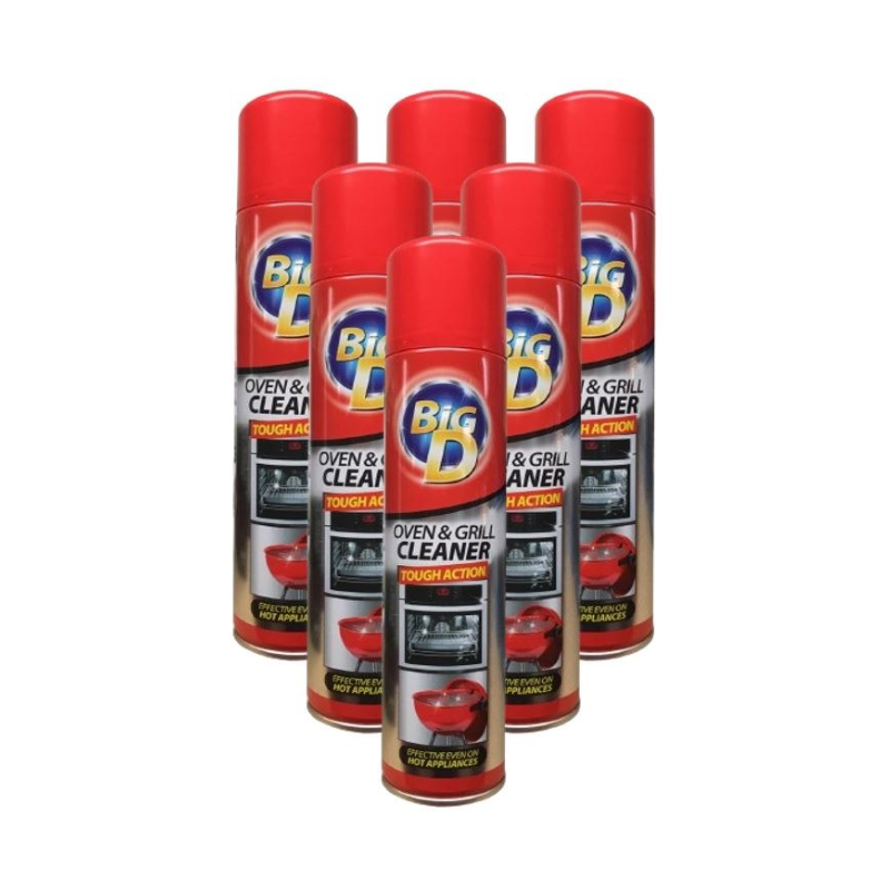 6 Big D Oven Cleaners-6x300ml