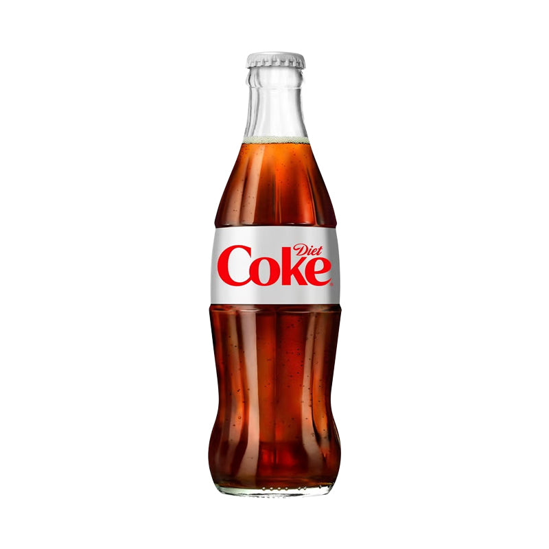 GLASS BOTTLES DIET COKE