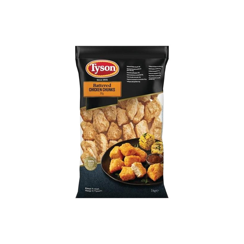 Tyson chicken chunks 1kg30