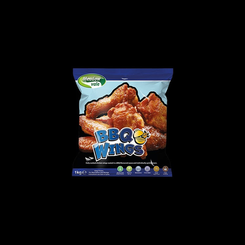 Meadow vale bbq chicken wings 1x1kg