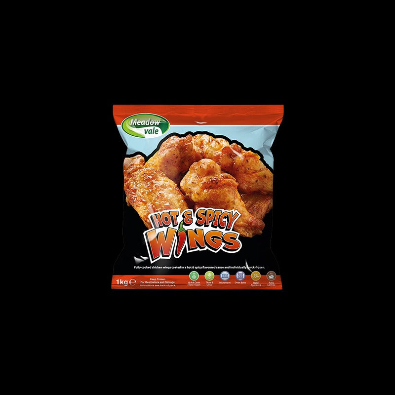 Meadow vale  hot n spicy wings 1x1kg
