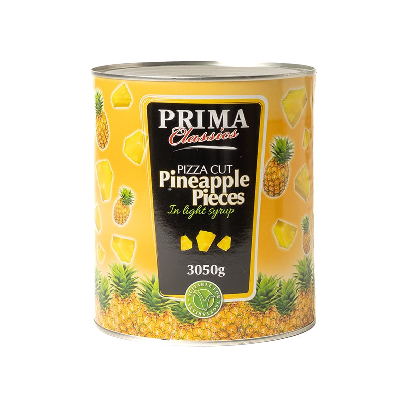 Prima pineapple pieces pizza cut x a10