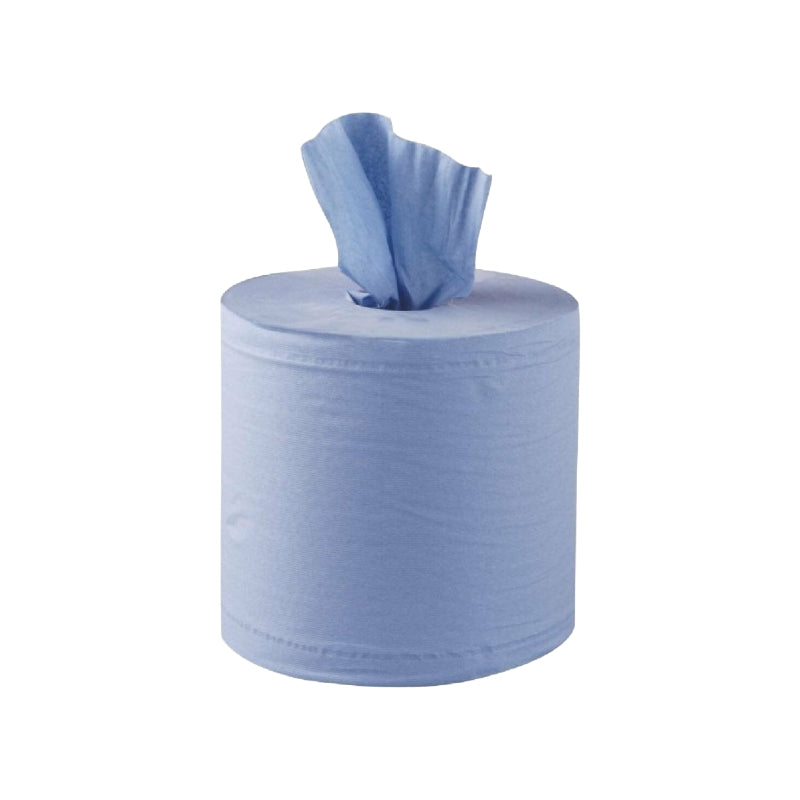 CENTREFEED BLUE ROLLS  BASIC X 6