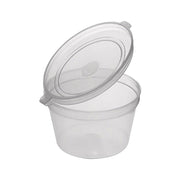 1OZ HINGED CUPS & LIDS X 1000