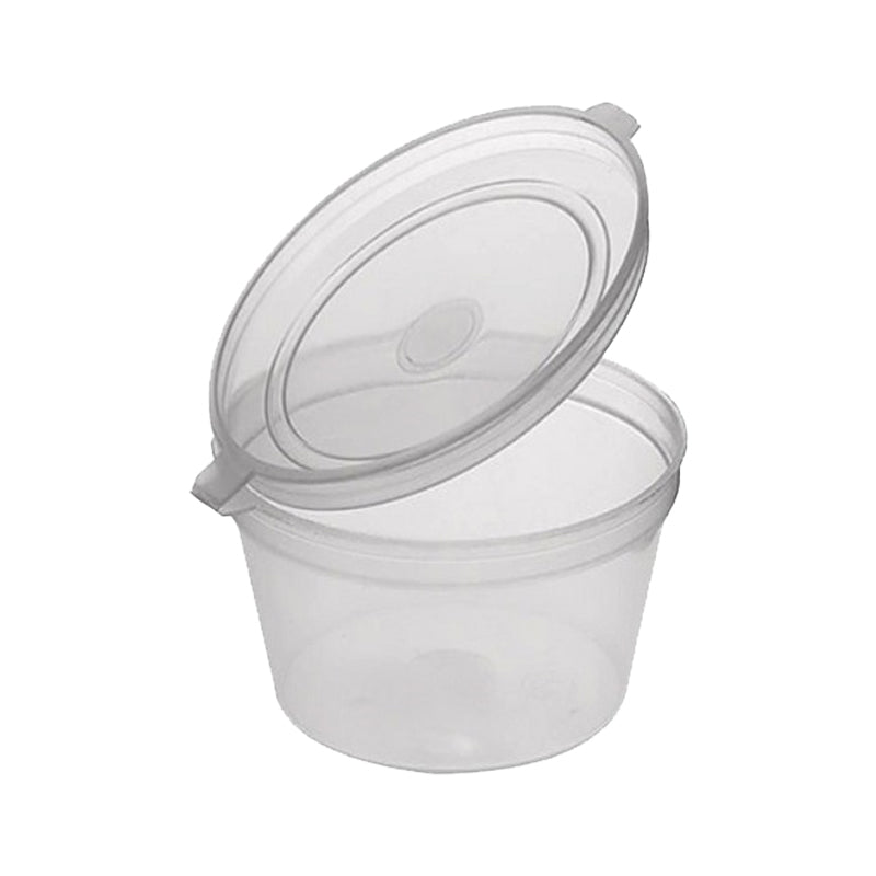 1OZ HINGED CUPS & LIDS X 1000