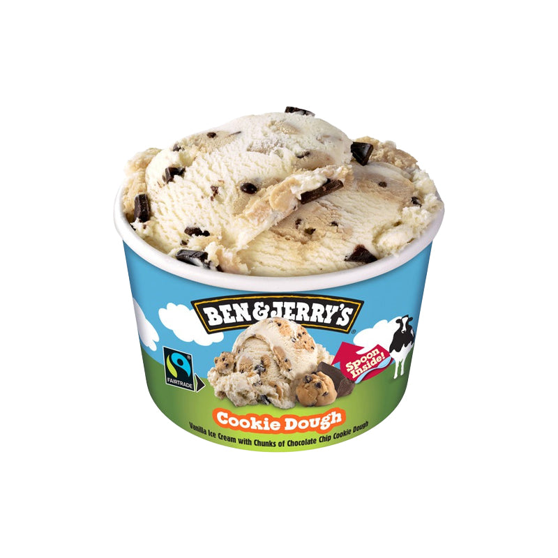 BEN N JERRY COOKIE DOUGH 100ML X12