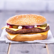 ALL BEEF Basics Eco Halal Beef Burger (4oz)-48x