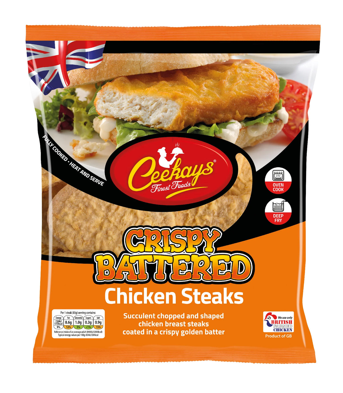 CEEKAY HMC CHICKEN STEAKS 1X1KG