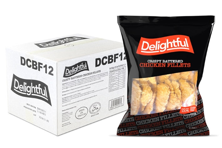 DELIGHTFULL CHICKEN FILLETS 2.4KG (20PCS)