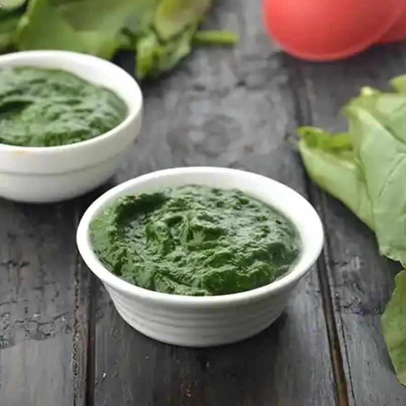 DESI STYLE SPINACH PUREE