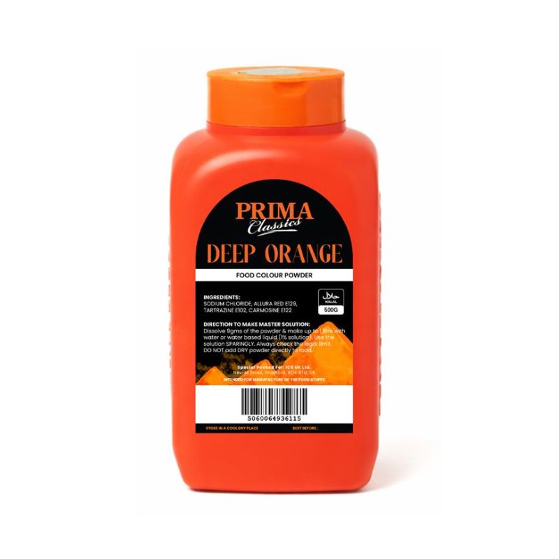 Deep orange foods colour 1x400